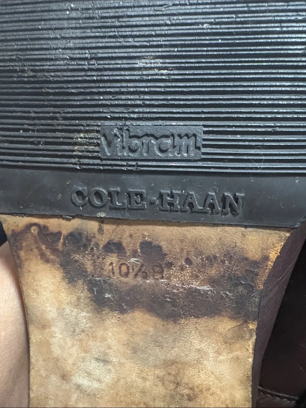 Cole Haan Brown Leather Chelsea Booties
